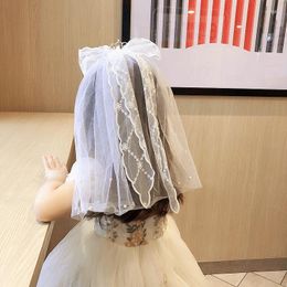 Accessoires de cheveux fille princesse enfants rétro dentelle couronne coiffure filles Cosplay fête d'anniversaire bandeaux à la main mariage chapeaux