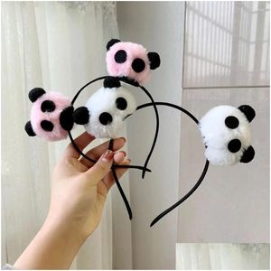 Accessoires pour cheveux Accessoires pour cheveux Poupée animale Panda Bandeau Doux Style chinois Clip Bande en peluche Bande de cheveux Bande dessinée Cerceau Fille Bébé, Enfants Dh9Yv