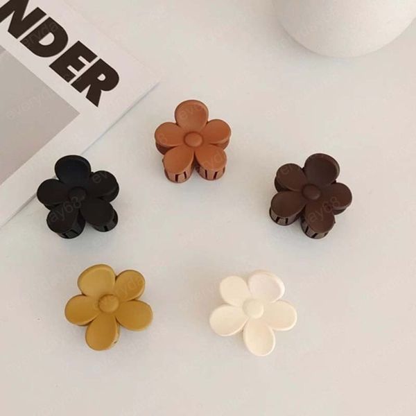 Accessoires pour cheveux pinces à cheveux givré Mini pince à cheveux fleur épingle à cheveux printemps bonbons en plastique pince à cheveux mignon chapeaux Barrettes