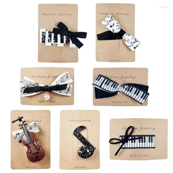 Accessoires pour cheveux, pinces à cheveux, pince à notes musicales pour violon, pour filles, enfants en bas âge, couvre-chef, Barrettes de coiffure