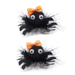 Accessoires pour cheveux Halloween Spiders Épingle à cheveux pour bébés filles Fashion Hairclip Animal Coiffe