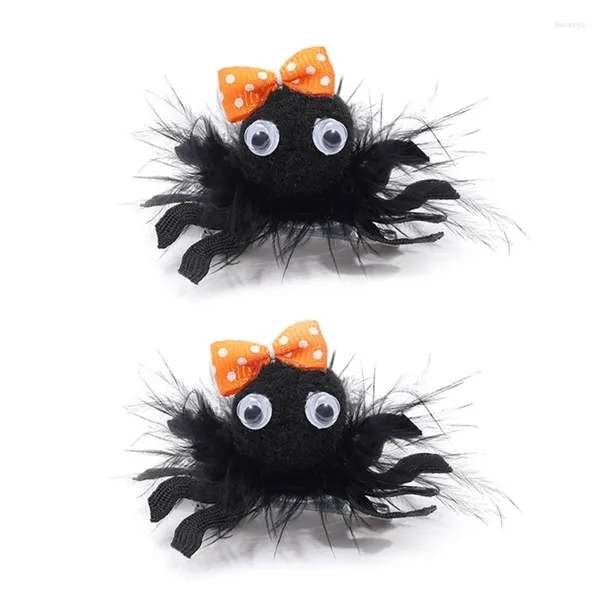 Accessoires pour cheveux Halloween Spiders Épingle à cheveux pour bébés filles Fashion Hairclip Animal Coiffe