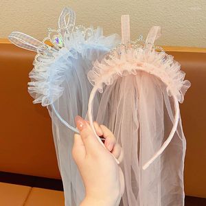 Accessoires de cheveux bandeaux pour enfants fille princesse bandeaux fil couronne coiffure pour enfants coréen fait à la main en gros