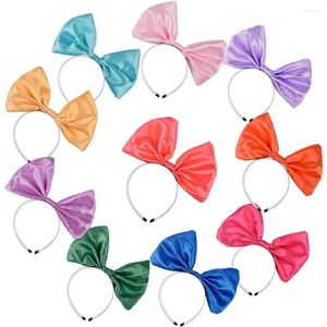 Haaraccessoires Hoop voor babymeisje oversized stoffen boog kinderen hoofdband overdreven hoofddeksels verjaardagsfeestje