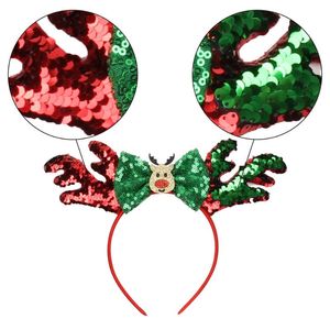 Accesorios para el cabello Niños Sombreros de Navidad Decoraciones Fiesta Cosplay Diademas brillantes Niños Regalo festivo Peinado