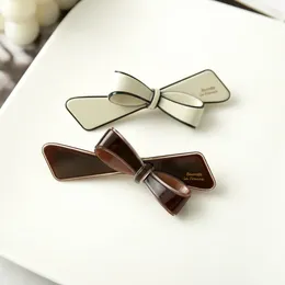 Accessoires de cheveux Kids Girls Retro Bow Hairpin Side Clip Sweet Princess for Toddler Headwear