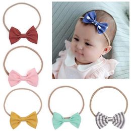 Haaraccessoires Kinderen Hoofddeksels Meisje Baby Peuter Boog Hoofdband Leuke Hoge Elasticiteit Band Hoofdwikkel Drop