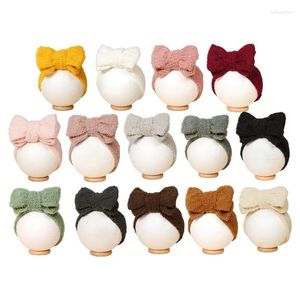 Haaraccessoires Kids Sheepskin Hairband met dubbele gelaagde boog Duurzame veelzijdige veelzijdige hoofddekselmake -ups hoofdband comfortabel dragen