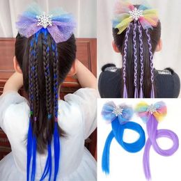 Accessori per capelli Moda coreana Parrucca per bambini Trecce Ragazze Arco Treccia Corda Bambini Gradiente Barrettes Copricapo