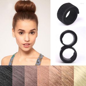 Haaraccessoires Lady Girl Sweet French Dish Made Band Ball Twist DIY Tool Bun Maker Synthetische Donuts Bud Head Clip