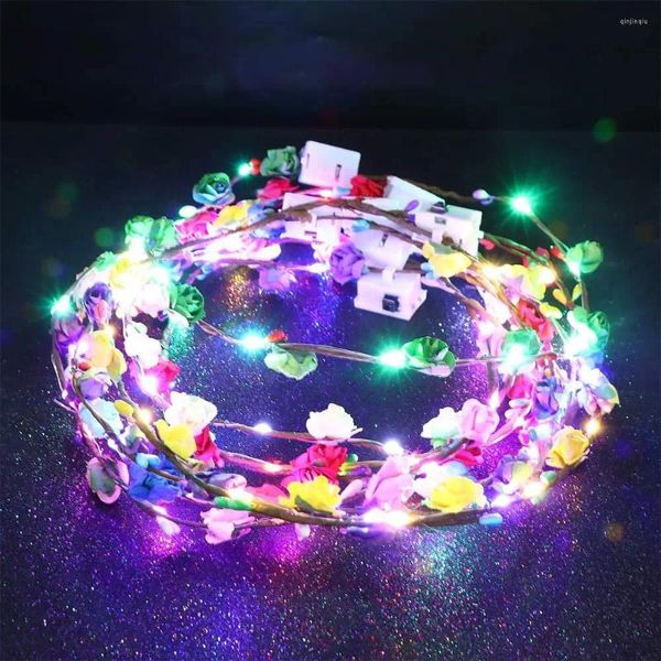 Accessoires de cheveux LED LED POUR LA BRIDE BRIDESMAID BIRMANGE FANG