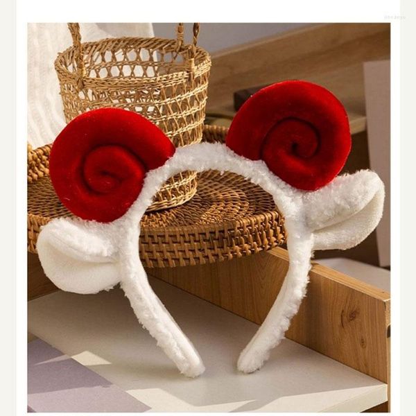 Accessoires pour cheveux Belles Bandeaux Moutons Oreilles Fille Bande Pour Po Shoot Fête D'anniversaire Chapeaux Pographie Filles