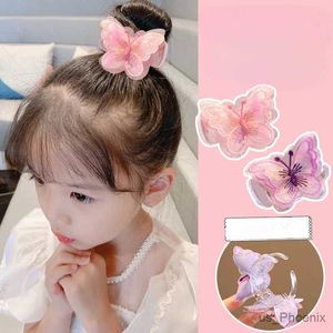 Accessoires de cheveux Nouveaux enfants Butterfly Pearl Flower Couleurs Acryliques Clain Claws Hairpins Girls Migne Sweet Clips Kids Fashion Hair Accessoires