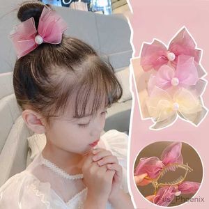 Accessoires de cheveux Nouveaux enfants enfants filles élégant perle nouée