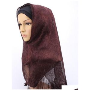 Accessoires de cheveux Niqab musulman Nikab Femmes Burka Overhead Veil Hijab Face Er Islamic Burqa Cap Middle East Arabe Khimar Amira Plain Y0iu Dhj3i