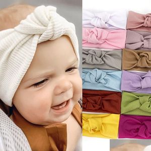 Accessoires de cheveux personnalisés bébé ruban noeud bandeaux enfant en bas âge turban infantile filles bandeau accessoires de cheveux livraison directe bébé, enfant Dh0Gc