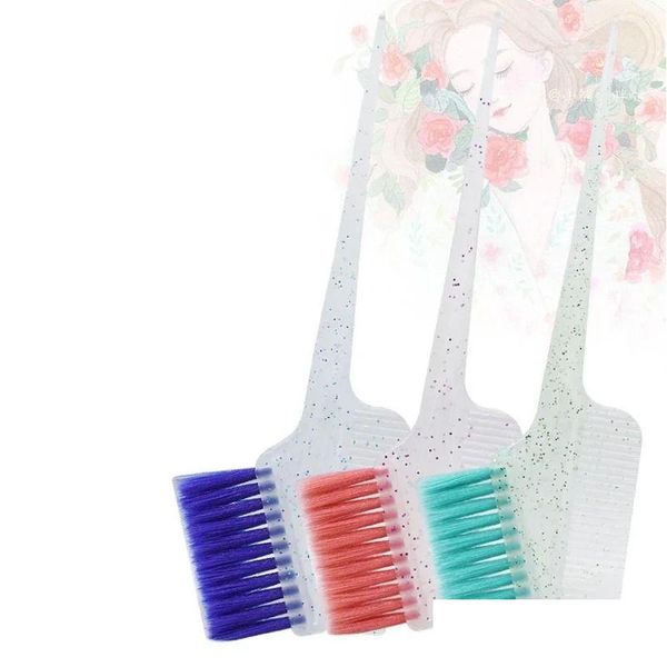Accessoires de cheveux Tyner professionnel Ensemble pour le salon Barber Coloring Dye Brush and Bowl Fashion Hairstyle Design Tool Drop Livrot Prod Dhwkh