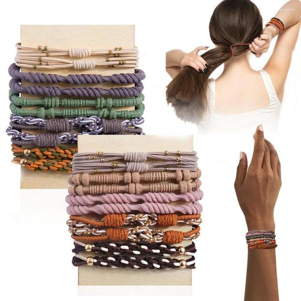 Accesorios para el cabello cuerdas para 20 piezas gruesas y encantadoras, corbatas de estilo Vintage para mujer, rizadas, a la moda, fáciles