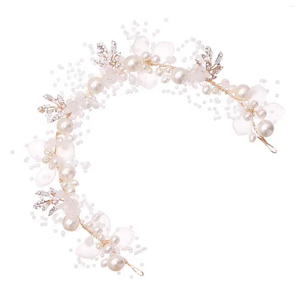 Accessoires de cheveux S Perle Coiffe Fleur Et Bandeau Vigne Printemps Pour Tout-petit Couronne