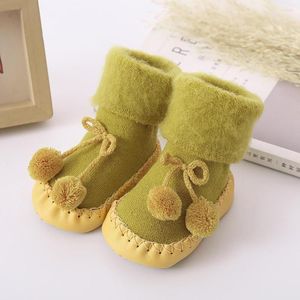 Haaraccessoires Slaap voor baby's Baby Boy Girl Socks Cotton Children Floor Anti-Slip Step