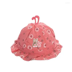 Accessoires pour cheveux, chapeau rose réglable pour bébés filles, casquette en coton avec points imprimés, couvre-chef pour enfants de 0 à 8 mois, printemps-automne