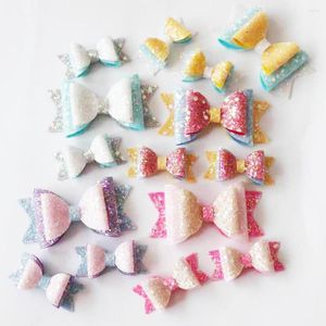 Haaraccessoires Sweet Candy Princess Bows Clip Cute Girls Pins School Party Dance Hairbow Hairgrips Kids Barrettes