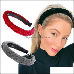 Hair Accessories Tools Products Molans Wide Shiny Weaving Bandrands Breft Band Band Band Bands Fashion Bands Centr