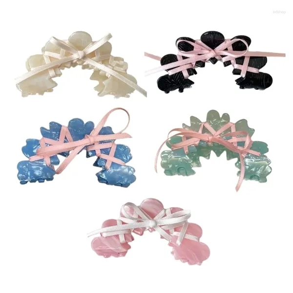 Accessoires pour cheveux, ruban tendance, épingle à cheveux avec nœud papillon, joli couvre-chef, bijoux pour mariage, Cosplay, usage quotidien HXBA