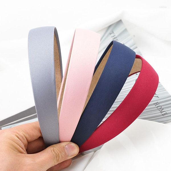 Accessoires pour cheveux Laver le visage Bandeau Couleur unie Pressé Anti-dérapant Épingle à cheveux Emballage en plastique Patch en tissu Tout compris Bijoux à bricoler soi-même