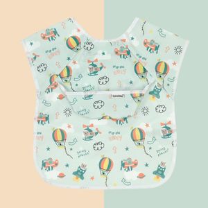 Haaraccessoires waterdichte baby eten kinderen tekenen mouwloze babybandana slabbetjes schattige zachte katoenen slabbetje maaltijd burp eva doeken