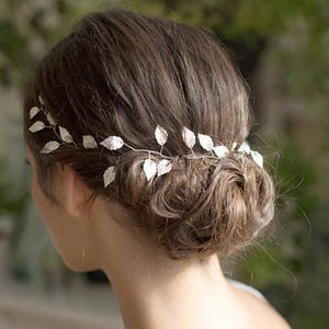Coiffes accessoires de mariage le bandeau de mariée laisse le bandeau de poil des femmes ornement coiffes 38-40cm