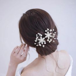 Haaraccessoires Bruiloft Bruidssieraden Kristal Parel Haarspeld Wijnstok Tiara Kopstuk Kam Hoofdband Haarspelden Haarbanden