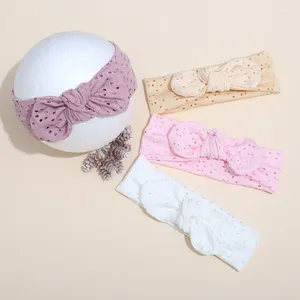 Accessoires pour cheveux, 12 pièces/lot, 8 couleurs, bandeaux élastiques pour bébés filles, couleur Beige, décoration de fête, vente en gros