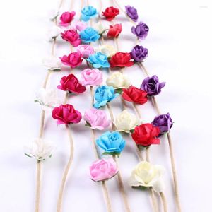 Accessoires pour cheveux, guirlande de fleurs faites à la main pour bébé, couronne pour enfants, bandeau de mariage pour fille, voyage en bord de mer, vente en gros