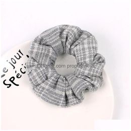 Accessoires de cheveux en laine d'hiver tissu chaud scrunchie femmes élassiciens élastiques pour filles tie corde porte-coiffure coiffure livraison dhfjg