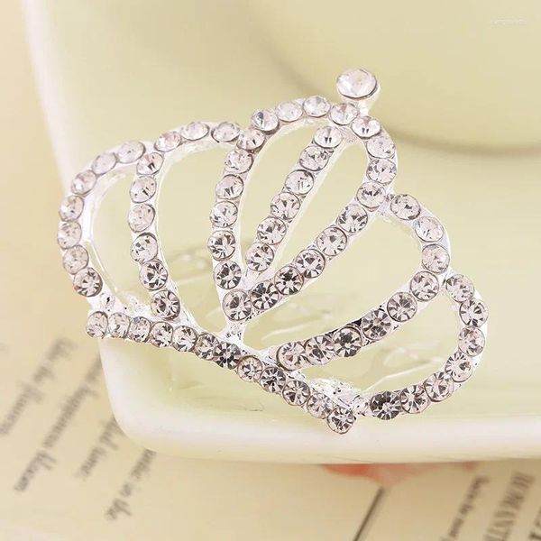 Accessoires de cheveux Femmes filles enfants mini couronnes combinaison cristal princesse couronne diadèmes de mariée