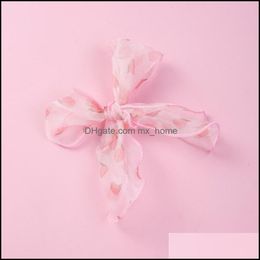 Accessoires pour cheveux bébé, enfants maternité 2021 filles mignon imprimé dentelle nœud clips doux princesse ornement bandeau épingles à cheveux mode livraison directe A