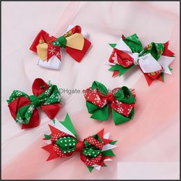 Accessoires de cheveux bébé, enfants maternité haute qualité mode de Noël imitation pince barrettes pour femmes enfants filles épingles à cheveux faites à la main Dr