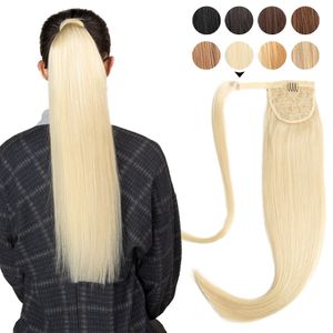 Banda para el cabello Isheeny Human Tail s Straight 14 