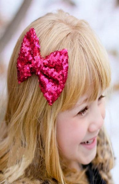 Hair Cows Clips Pieces petites épingles de cheveux Barrettes Paillettes Sparkly Lace Nylon Mesh Alligator Hairbows Ponde Pâque Pâques Access3456639