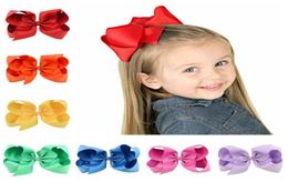 Bows Hair Sidepins con clip Accesorios para el cabello Clips para niños para niños Colorido Bigknot Bowknot HD5883171500