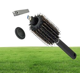Brosse à cheveux Black Sash Diversion Diversion Secret Security Hair Hairable Valueables Hollow Container For Home Security Secret Storage3966144