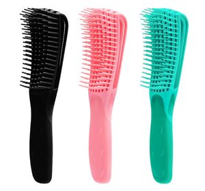 Cepillo para el cabello, herramientas de estilismo, peine de ocho garras, masaje antiestático para el cuero cabelludo, peine para el cabello, ocho filas 8363234