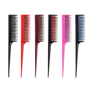 Cepillos para el cabello, 1 pieza, peines de cola de rata triples, doble fila, cepillo de dientes de dos pases para mujeres, cepillado de espalda, peinado