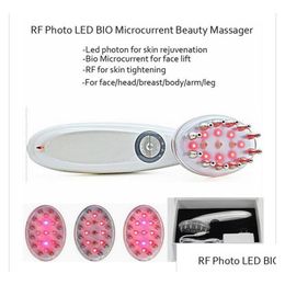 Brosses à cheveux 3 en 1 électrique Pro Bio Miclogurrent Laser Ajouter LED Pon Thérapie Tête Repousse Masr Peigne Pour Perte Drop Livraison Produits CA OT9MN