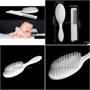 Brosses à cheveux ABS bébé brosse à cheveux nouveau-né brosse à cheveux infantile peigne tête Masr pour garçons et filles A56467275737 livraison directe produits capillaires H Dhvzl