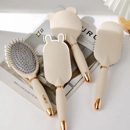 Cepillos para el cabello Bolsa de aire Antiestático Cojín de escape Peine Mujeres Largo Curling Cabeza esponjosa Masaje Salón Peluquería Herramientas de peinado 231017