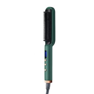 Brosses à cheveux Air Peigne LED Affichage Sec Humide Thermostatique Bouclés Et Droit 2 En 1 Air Peigne Anti Brûlure Ions Négatifs 230510