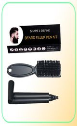 Cepillos para el cabello Barba Pencil y potenciador de pincel Relleno impermeable Bigote Coloring Herramientas 3349938