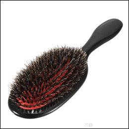 Brosses à cheveux Bristle Brosse du cuir chevelu en nylon brosse à cheveux peigne femme coiffure professionnelle antistatique peigne